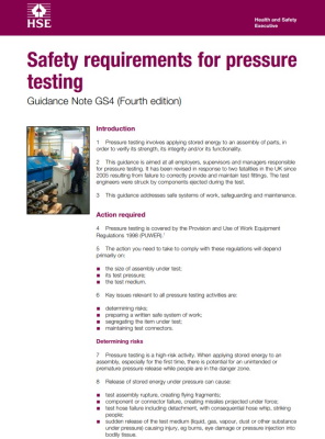 pressure testing